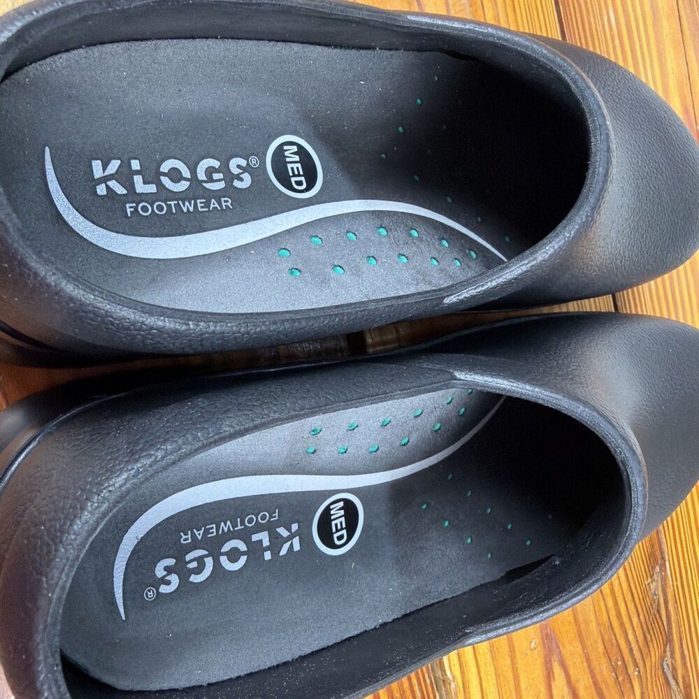 Klogs Womens Size 10 Black Boca Closed Back Clogs New in Box - Picture 9 of 12